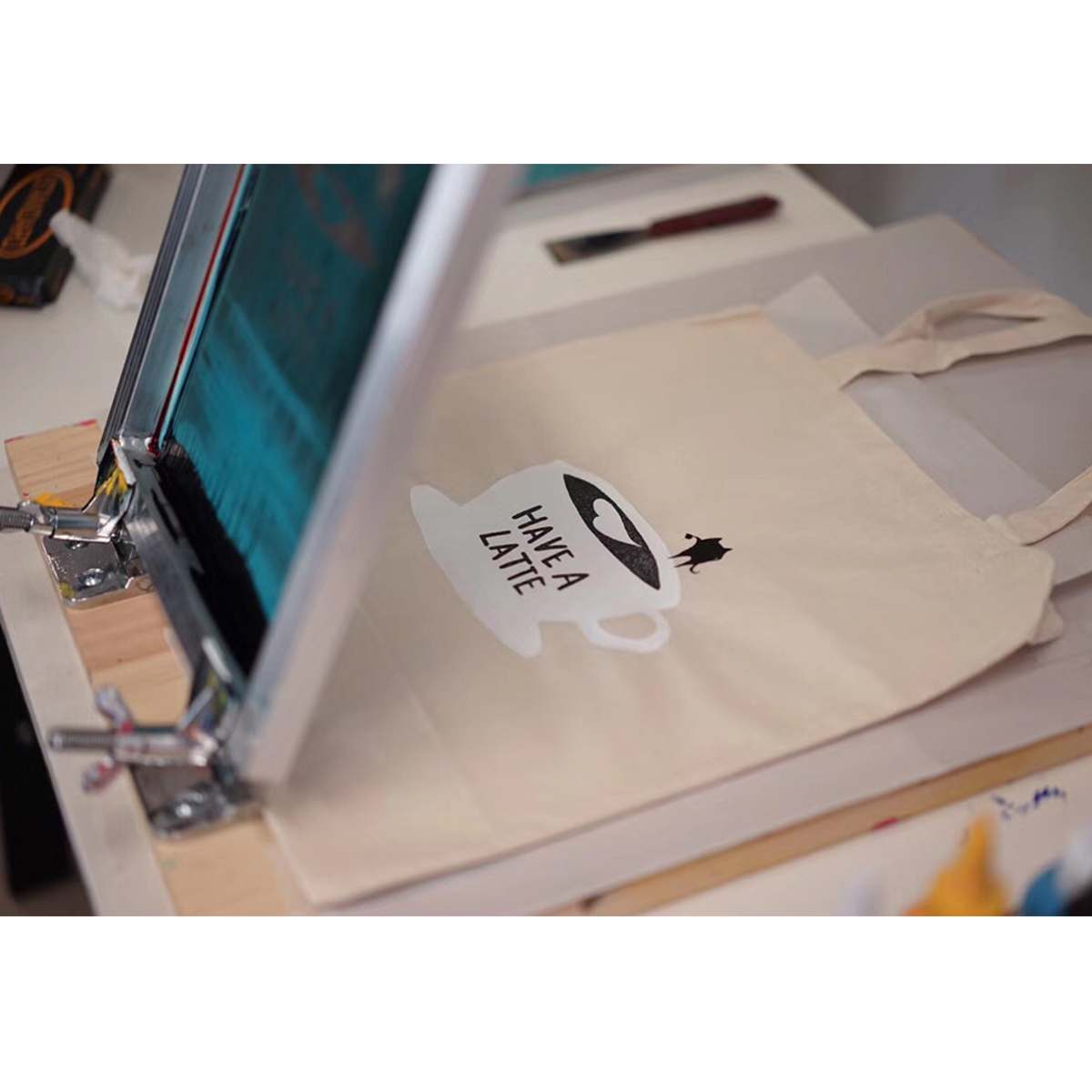 5Pcs/Set Screen Printing Kit Aluminum Frame + Hinge Clamp + Emulsion Scoop Coater + Squeegee Screen Printing Tool Parts