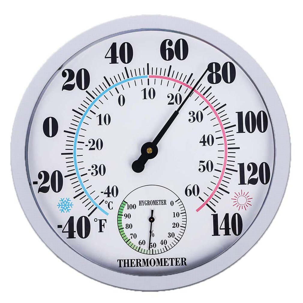 TH9250P-25CM Thermometer Plastic Shell Indoor Air Hygrometer Portable Outdoor Environmental Thermometer