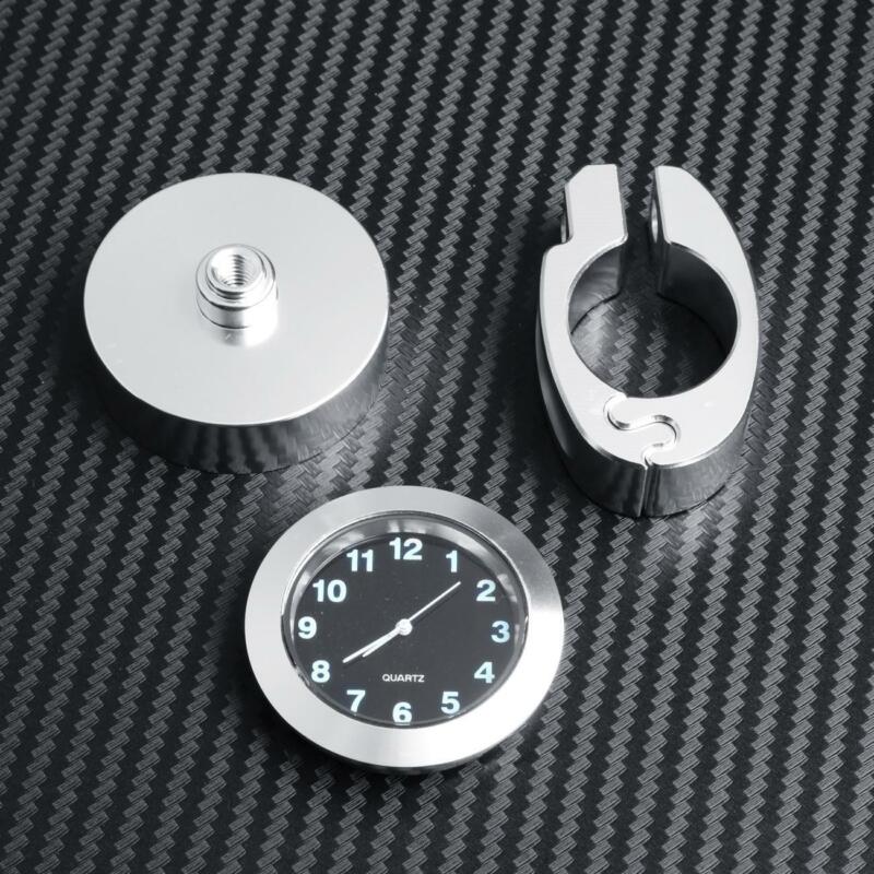 Small Stick On Clock 3 Pieces Mini Motorcycle Clocks Waterproof Stick-on Motorbike Mount Watch Digital Clocks For Vehicle, Auto, Car, SUV Mini Digital Clock Stick On