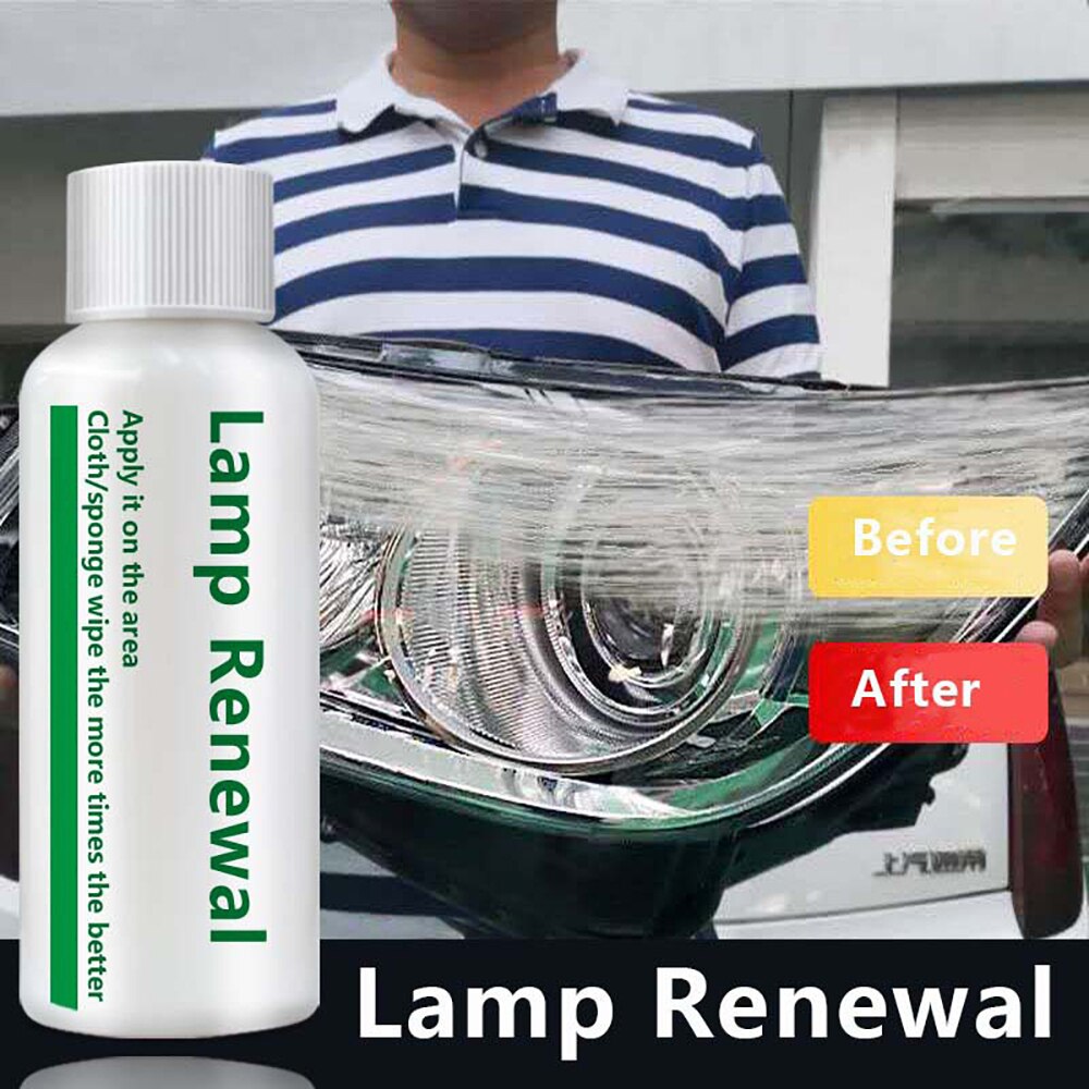 FORAUTP 20/50ml Car Headlight Restoration Car Maintenance Lamp Renovation Liquid Lamp Retreading Agent Polishing Coat