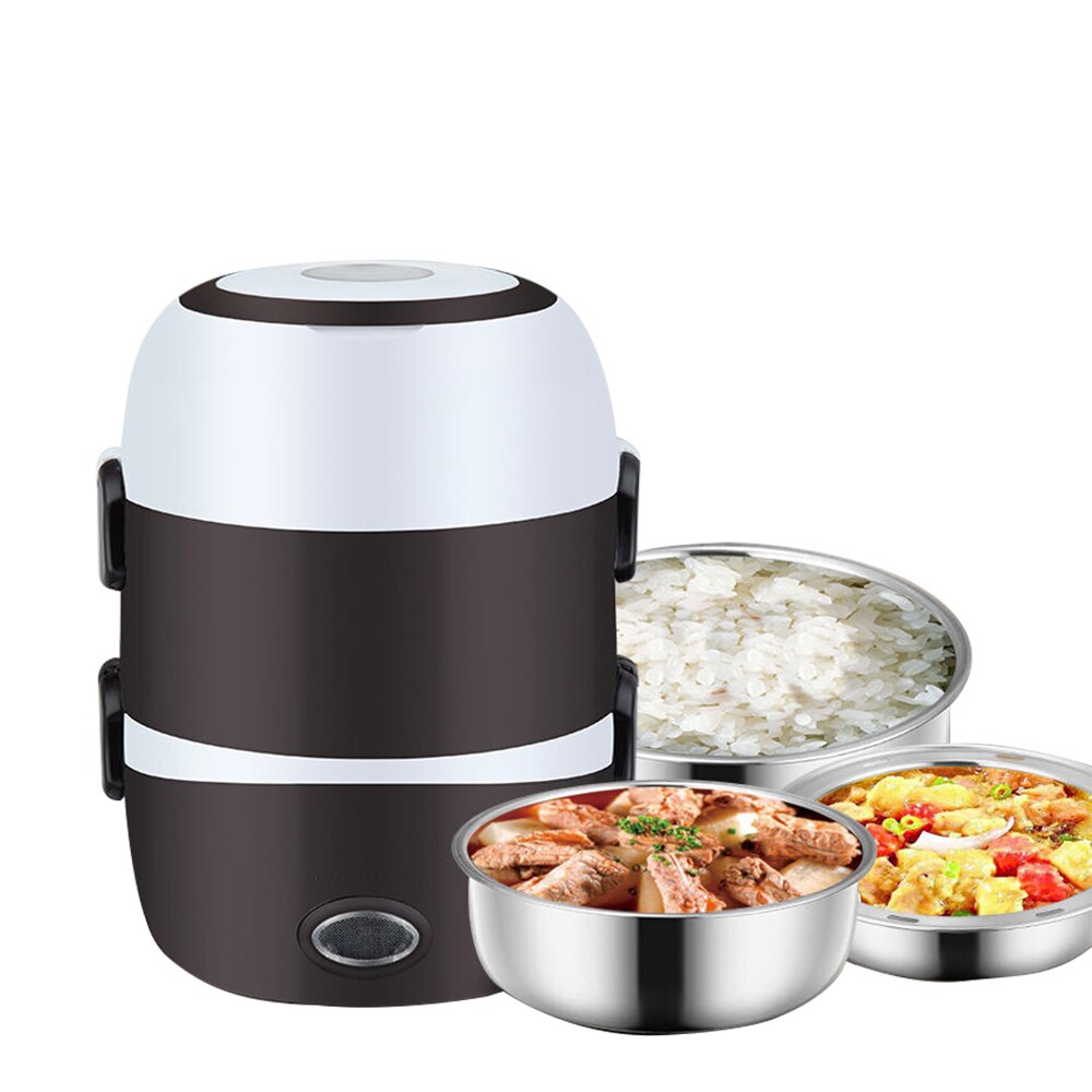 Electric Lunch Box Rice Cooker Food Warmer Bento Lunch Box Heater Multifunctional Food Storage Warmer Container