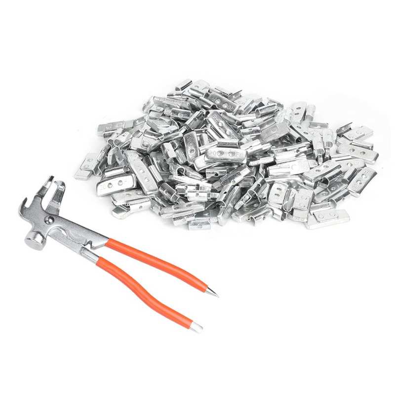 Accessoires de voiture chaîne de pneus 20g/0.71oz crochet à clipser blocs de roue p-style pneu poids équilibrage assortiment araba