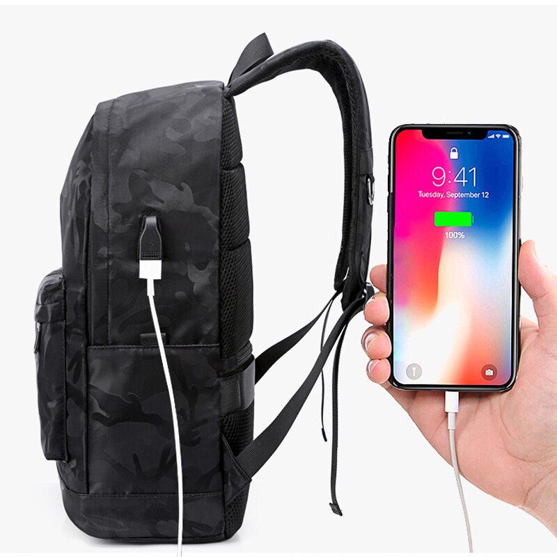 15,6 zoll Laptop bagpack Männer Tarnung Rucksack Wasserdicht Große Reise Rucksack für schule jugendliche 2020mochila masculina