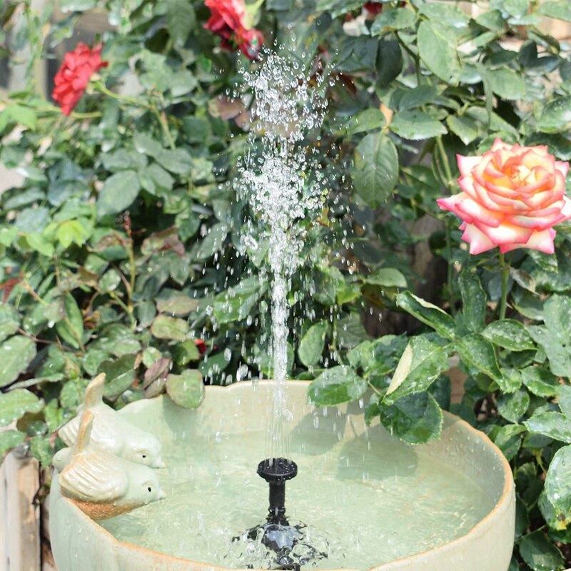 Solar- Energie Schwimm Brunnen Bürstenlosen Pumpe für Gartenteich Schwimmbad Aquarium Solar- Landschaft Brunnen Pumpe Garten Ich bin Freien