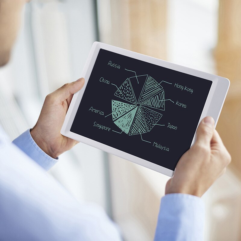 Lcd Writing Tablet 10 Inch Digital Drawing Electronic Handwriting Pad Message ie Board Kids Writing Board Children Blac