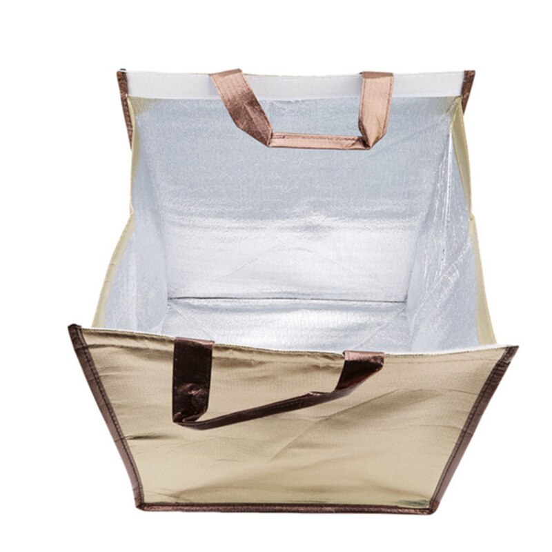 Sac gâteau Pizza froid transporteur sac à main isotherme thermique déjeuner pique-nique boîte thermique repas boissons Cool sac