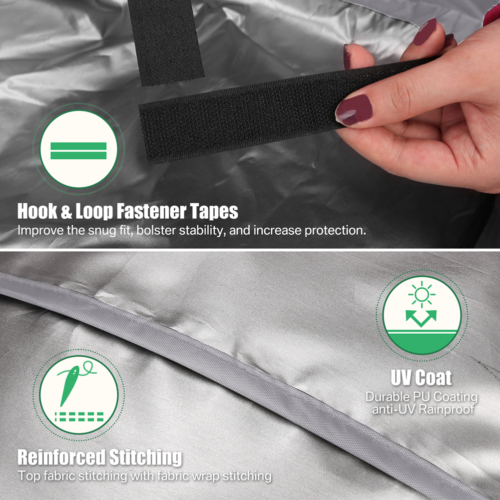 147x61x122CM BBQ Cover Gas Barbecue Cover for Weber BBQ Char Broil Outback Waterproof Heavy Duty UV Resistant Barbecue Covers