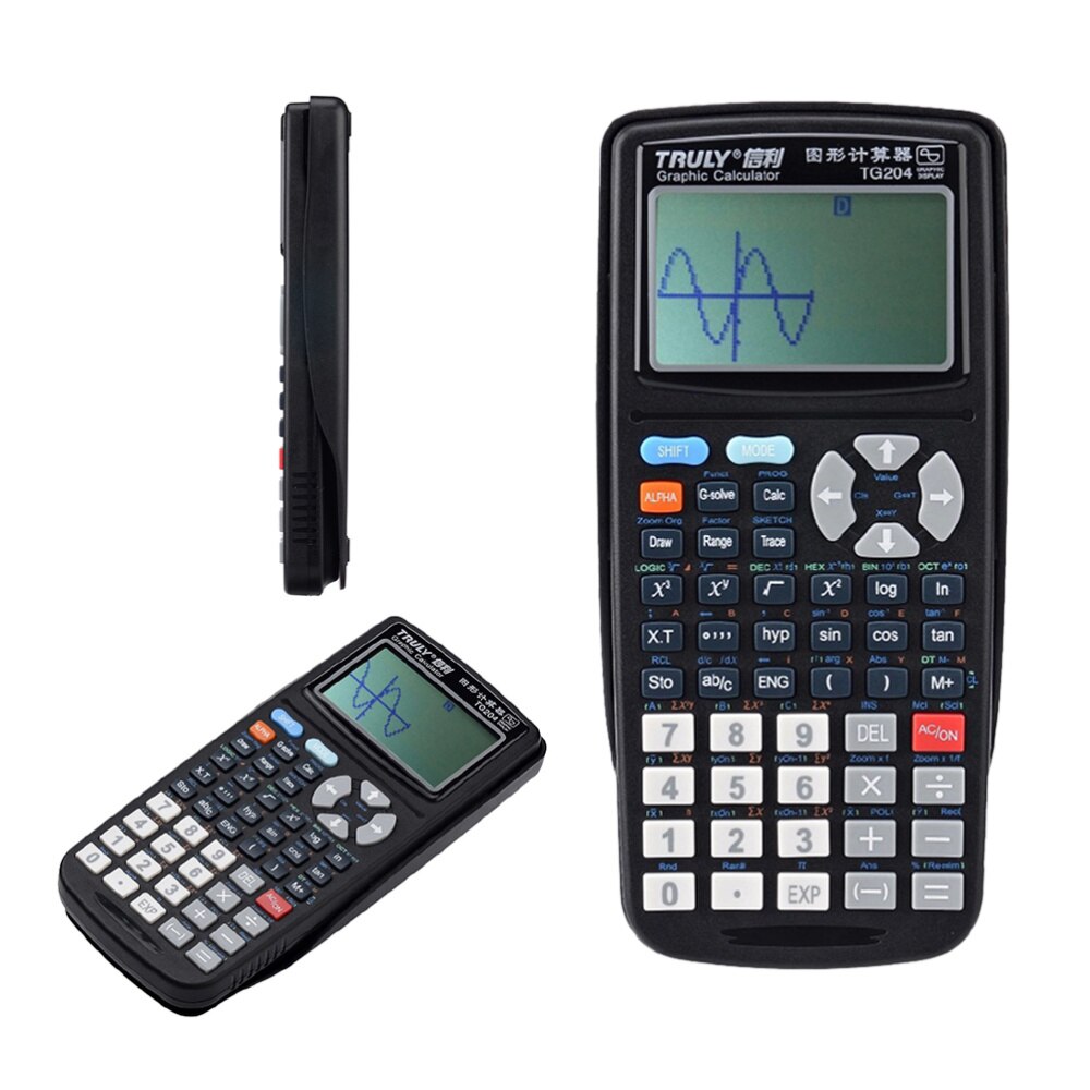 TG204 School Smart Graphic Calculator for Students Girl Boys Children (Black)