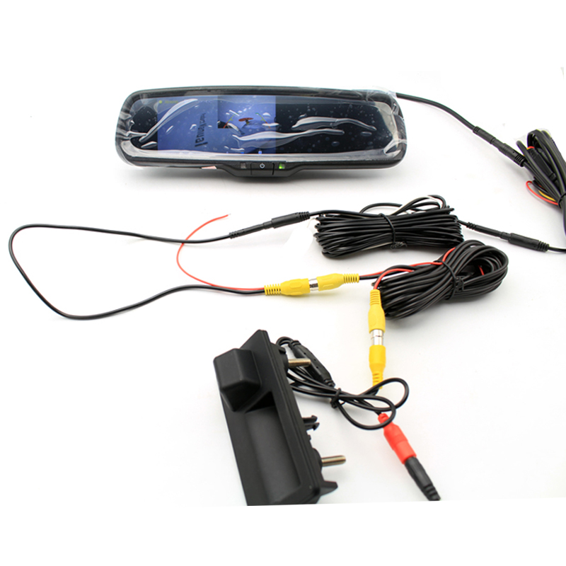 GreenYi 4 Pin Plug to RCA Plug Conversion Line Only Support NTSC System ONLY FOR GreenYi DVR Mirror Monitors