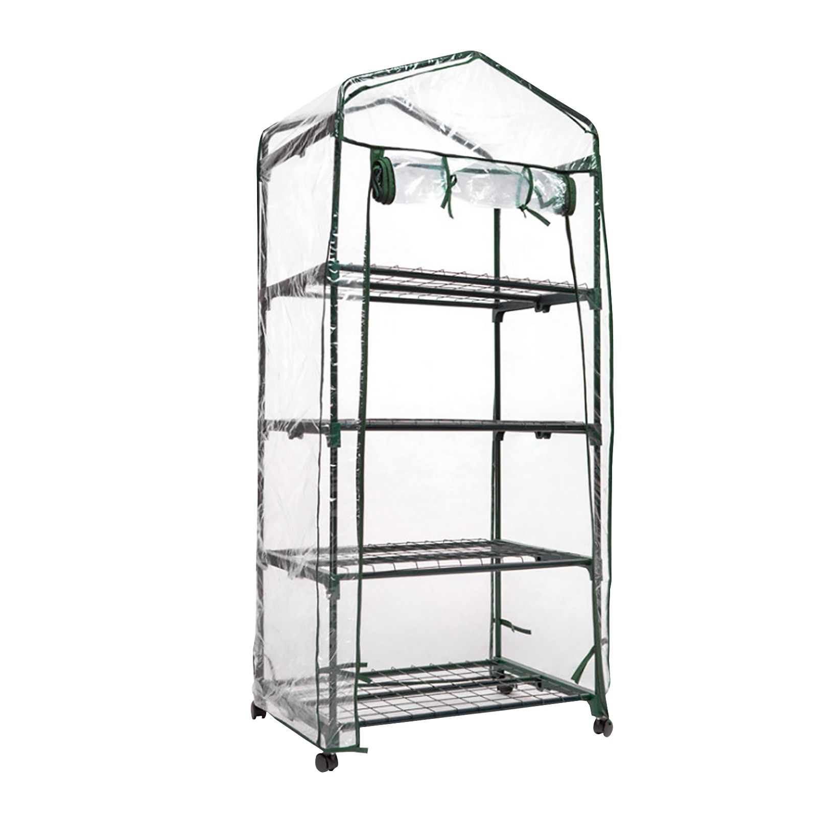 Portable Mini Greenhouse Cover Warm Clear PVC Household Balconies Protective Garden Supplies Walk-in Plant Outdoor Waterproof