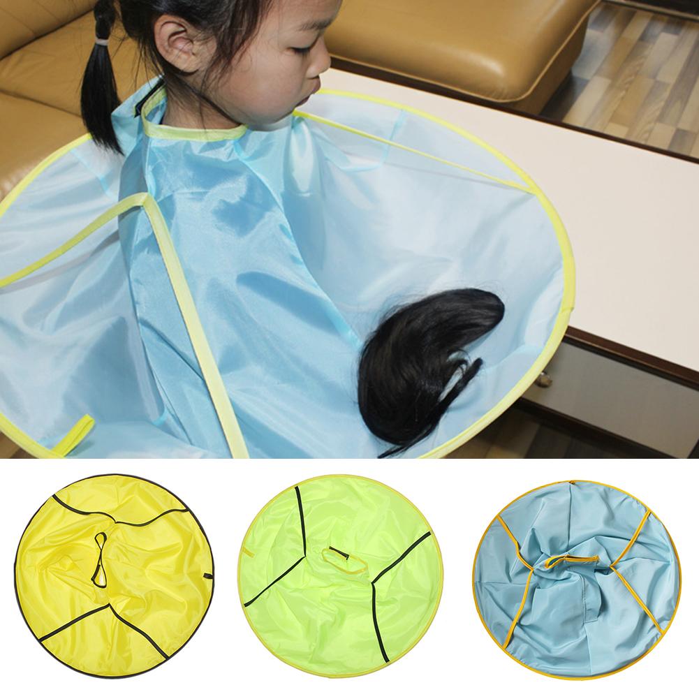 Children Kids Waterproof Haircut Catcher Apron Cape Umbrella Hairdresser Haircut Tool Gown Apron Salon for Adult Kids