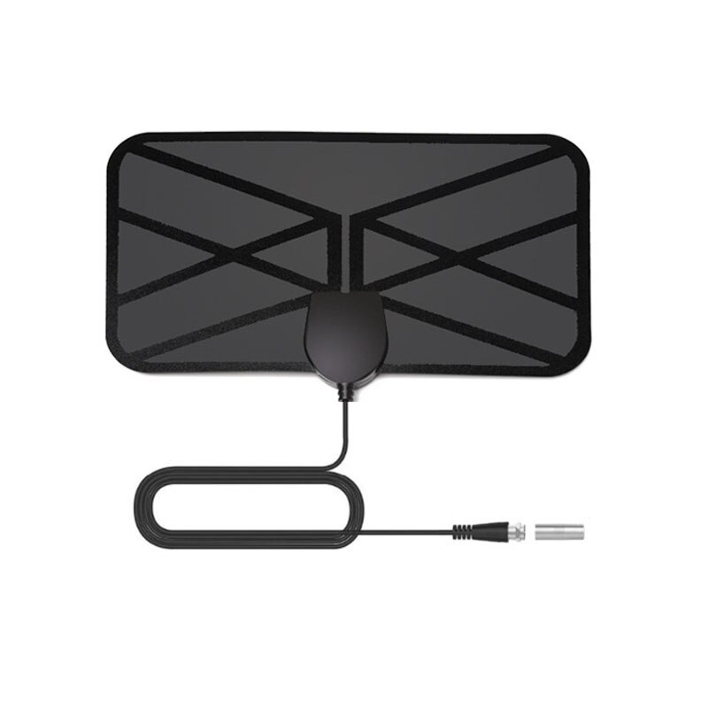 Digital TV Antenna indoor ground wave digital high-definition antena 4K 1080P antenna signal booster HDTV Amplified: white