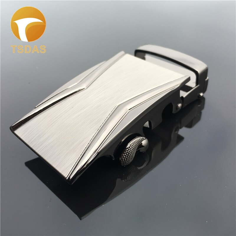 Automatische gesp voor heren leren riem zilver heren riemgesp