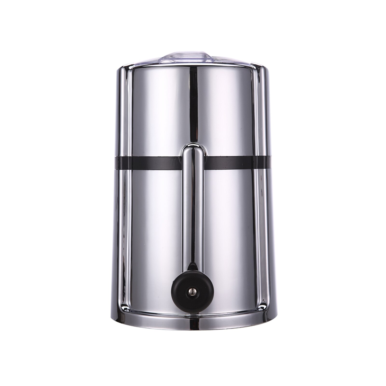 Manual Ice Crusher Snow Cone Machine Hand-Crank Ice Slush Machine Maker with Housing Blade ABS Ice Case for Kitchen Bar
