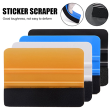 10pcs Car Vinyl Wrap Scraper Carbon Fiber Film Felt Squeegee Car Tinting Window Glass Cleaning Tool Sticker Remover Accessories