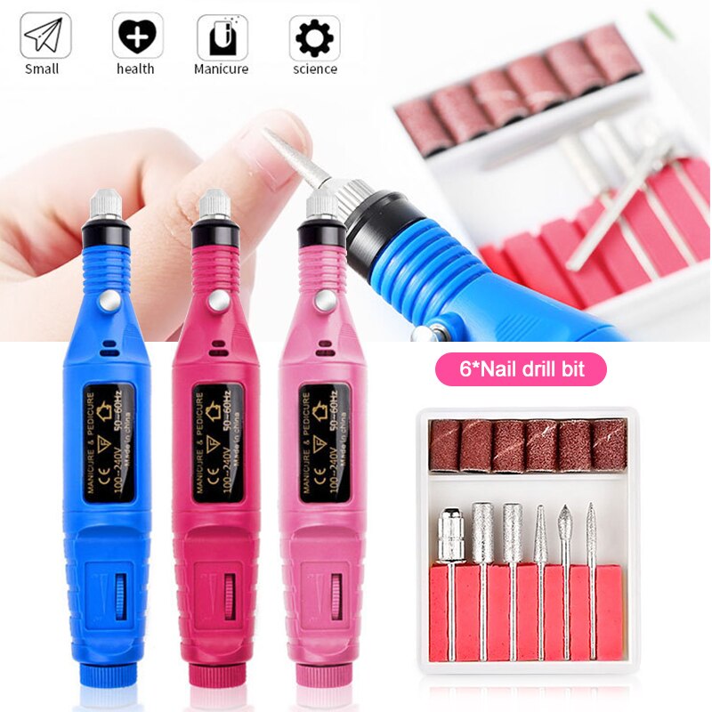Electric Nail Drill Machine sander nail electric Manicure machine USB Charging nail drill Machine Nail File Equipment Tools
