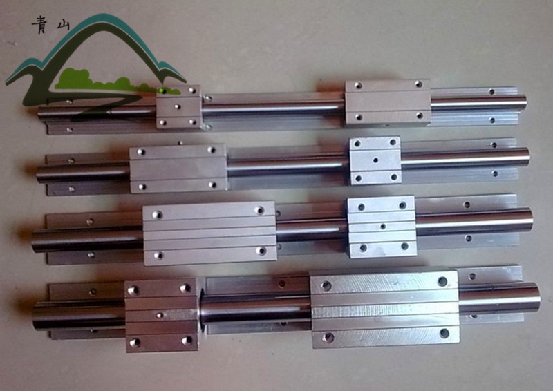 one set SBR16 1000mm with 2 blocks sbr16uu Linear Motion guide supported rail SBR linear shaft 16mm for CNC