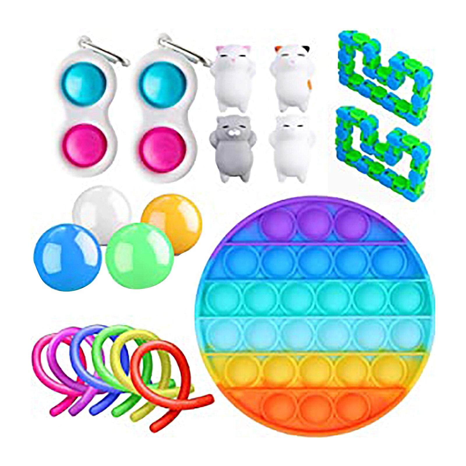 Éclate-le Fidget Toys Set 27 Pack Ensemble de jouets sensoriels Jouets Éclate-le Fidget Toys Set 27 Pack Ensemble de jouets sensoriels Jouets