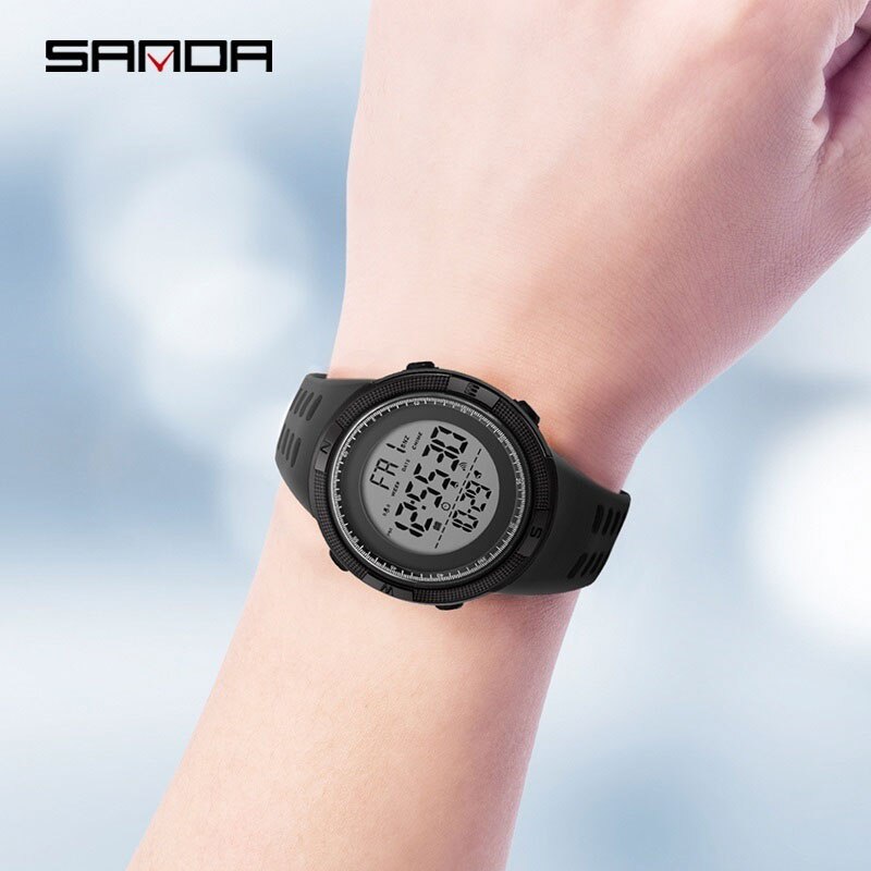 Sanda men's electronic watch sports watch casual men's watch men's electronic watch to send boys