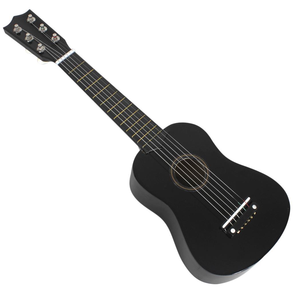 21 Zoll 6-saitige akustische Folk-Gitarre für Anfänger, Anfänger al: Rot