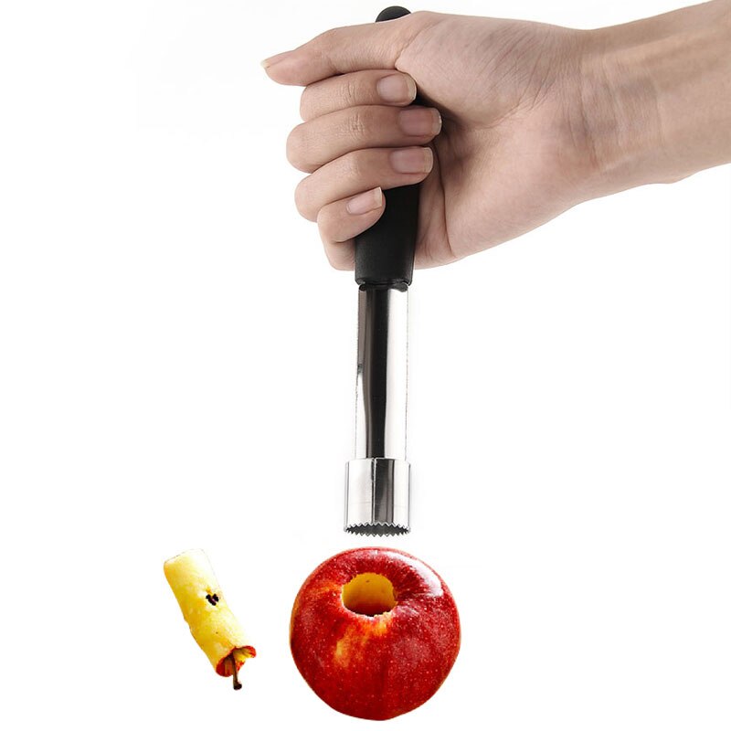 2-in-1 appelboor en dunschiller, roestvrij staal Apple Corer Remover Fruit Core Extractor Tool Keuken Gadgets voor paprika, appels, peren