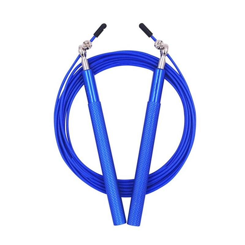 Speed Jump Rope Training Double Unders Bearing Skipping Rope for Boxing MMA Crossfit Fitness Home Gym Workout Equipments: blue