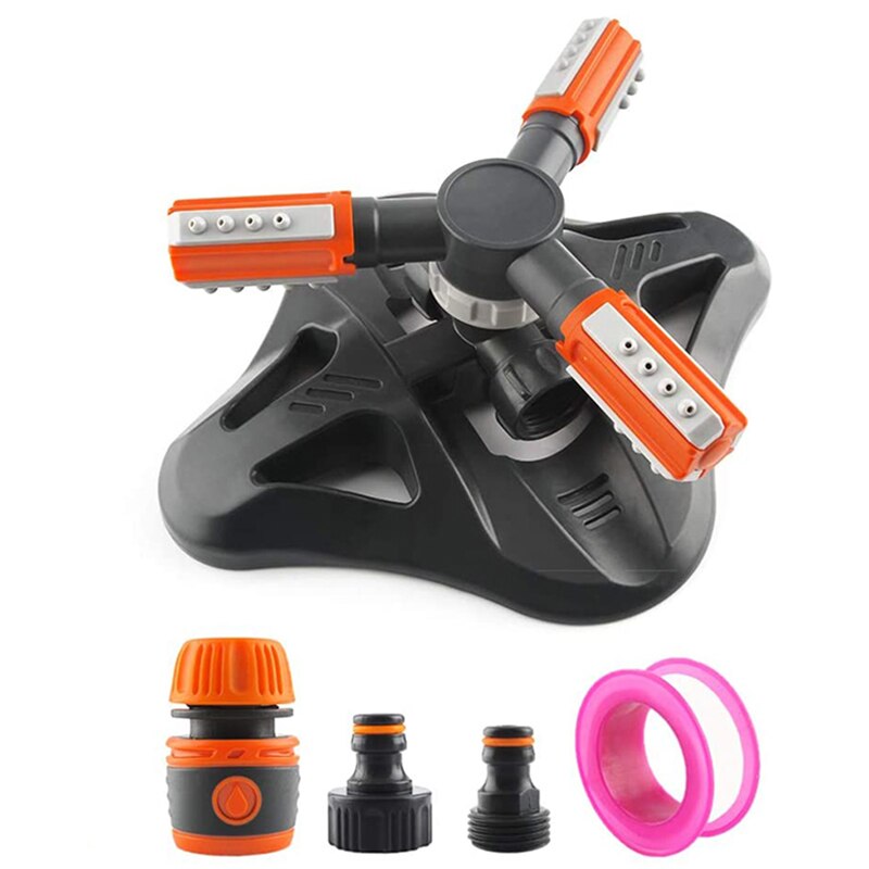 Sprinklers for Garden, Upgraded Automatic Water Irrigation System with Flow Control 360° Rotating Water Sprinkler for Kids: Default Title