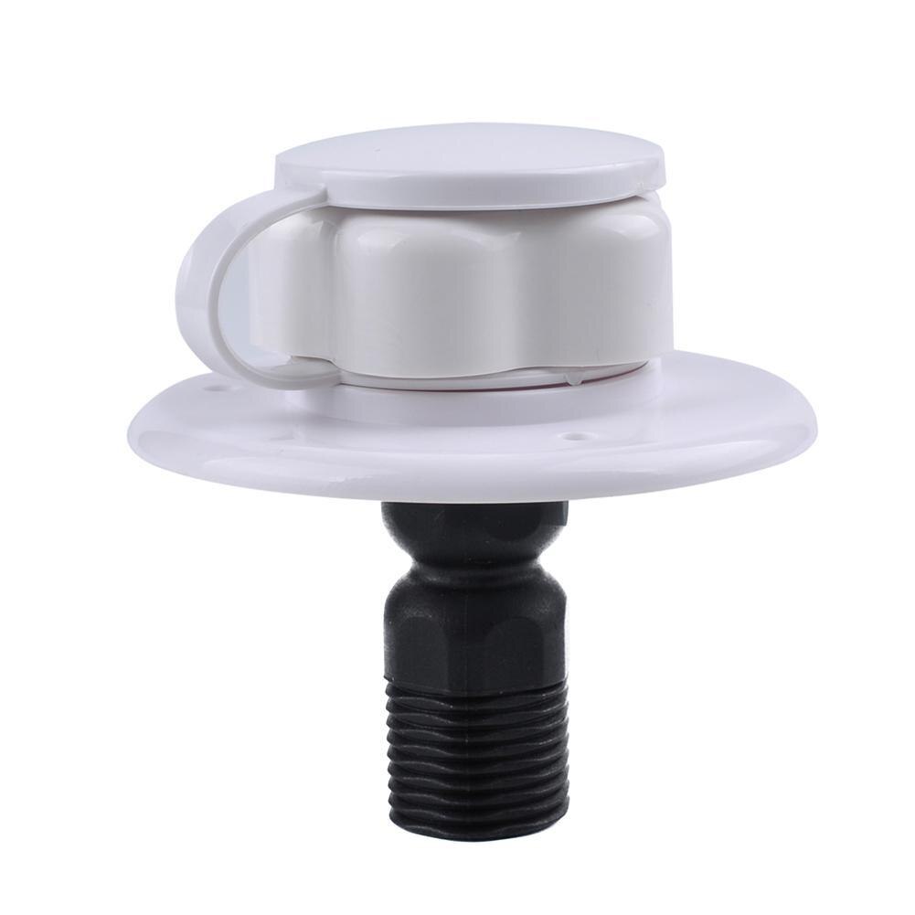 RV Fill Water Inlet Flange One-way Water Valve Plastic Check Valve Trailer 2 3/4" Check Valve for RV Trailer Automobile Car