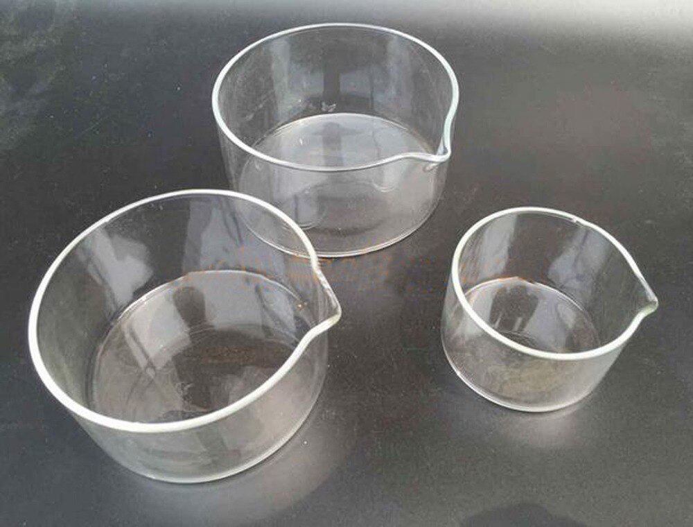 8 stuks 90mm Boro 3.3 Glas Crystallizing Schotel, Lab Glaswerk