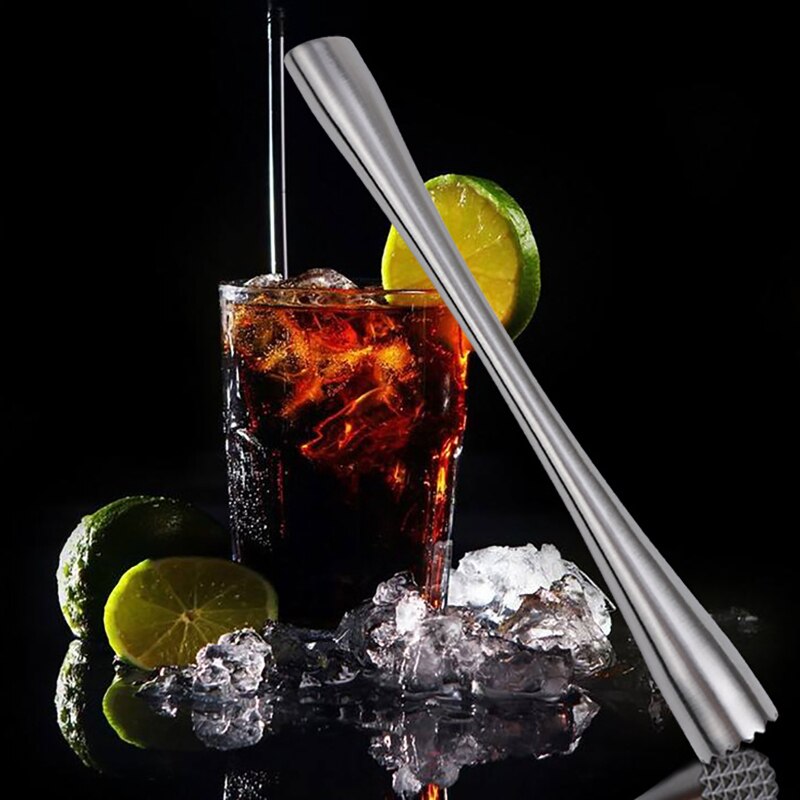 Stainless Steel Broken Popsicle Cocktail Swimstick Lemon Crushing Stick Drink Fruit Muddler Crushed Ice Barware Tool