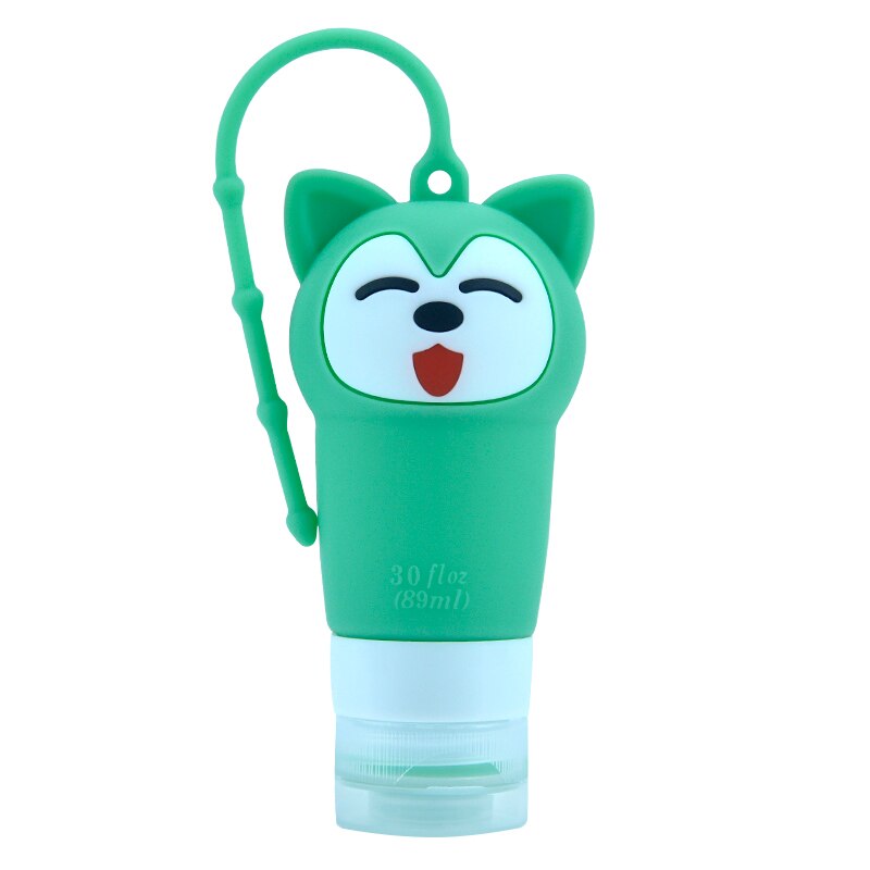 1 Cartoon Dispensing Bottle Travel Silicone Bottle Shampoo Bottle Shower Gel Small Lotion Cosmetic Bottle Plastic Eco-friendly: A2