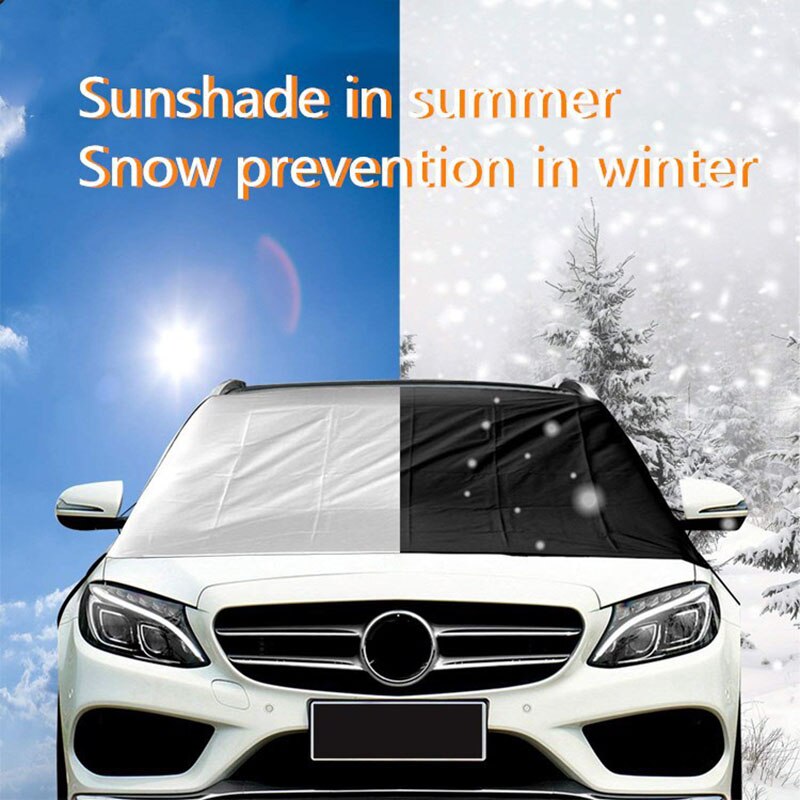 Bil stærk magnet solafskærmning forrude til sommer sneblokafdækning bil forrude sneisbeskytter forrude snebeskyttelse