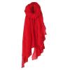 Mode 16 Kleuren Vrouwen Lange Sjaal Wrap Sjaals Vintage Katoen Linnen Grote Sjaal Hijab Elegante Effen Zwart Rood whi: Rood