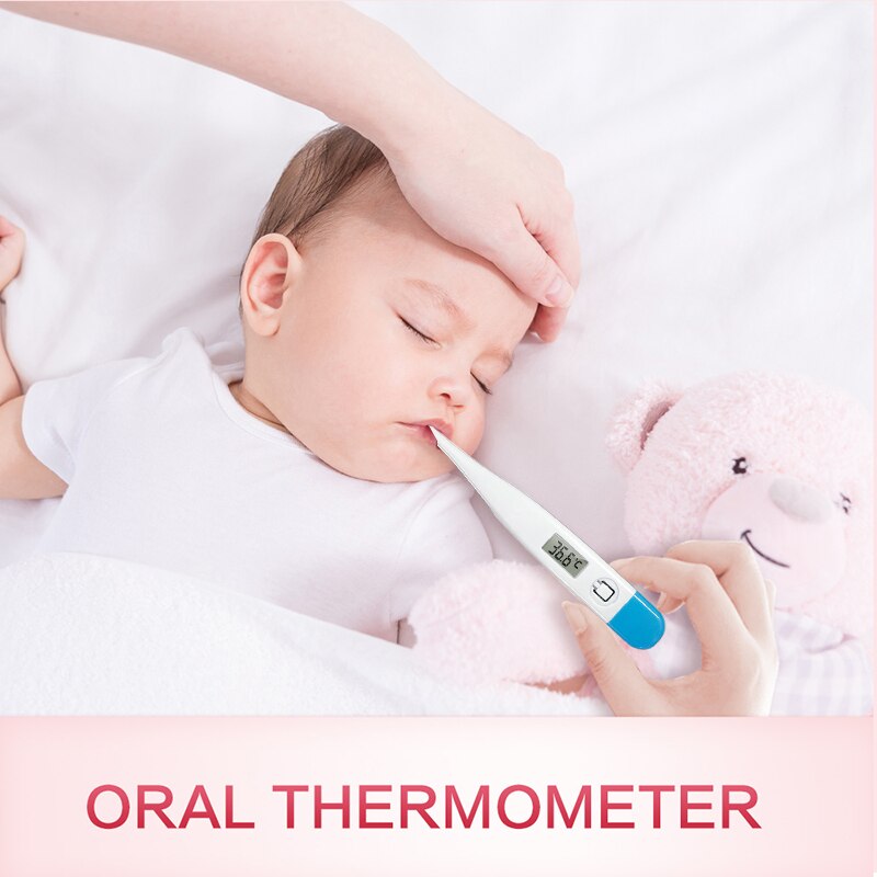 Digitale Body Thermometer Huishoudelijke Thermometer Voor Koorts Orale Oksel Temperatuur Elektronische Lcd Displ Voor Volwassen En Kinderen