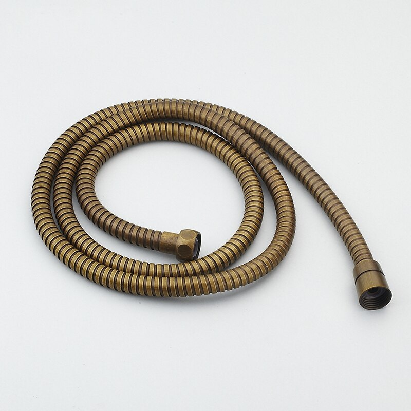Antique Copper brass 150cm 59-Inch Stainless Steel Interlock Handheld Shower Hose Shower accessories