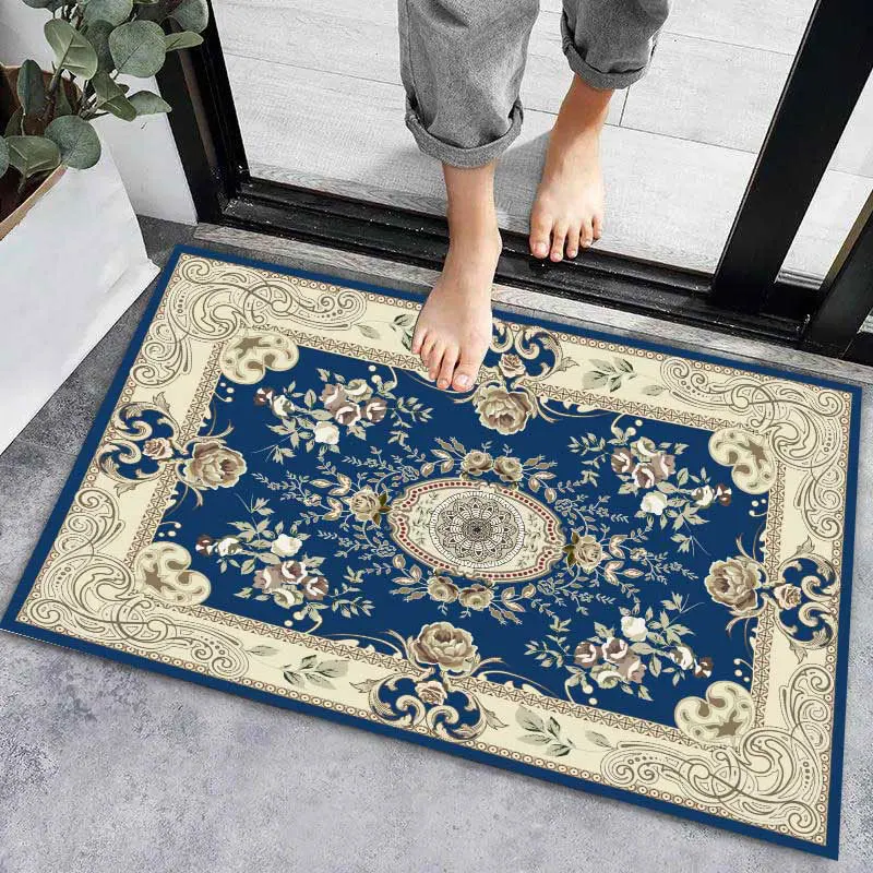 Alfombra antideslizante para puerta de entrada, alfombra moderna súper absorbente para el suelo del hogar y el baño, alfombra para el suelo del pasillo, entrada