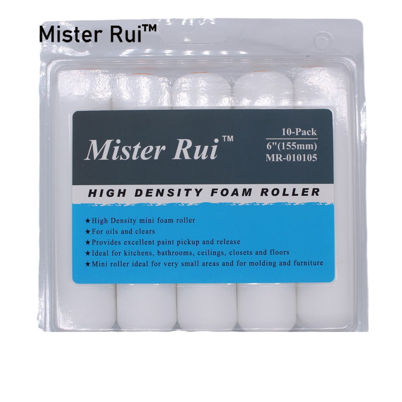 10pcs 6 inch mini foam paint roller high density foam Ultimate Limited