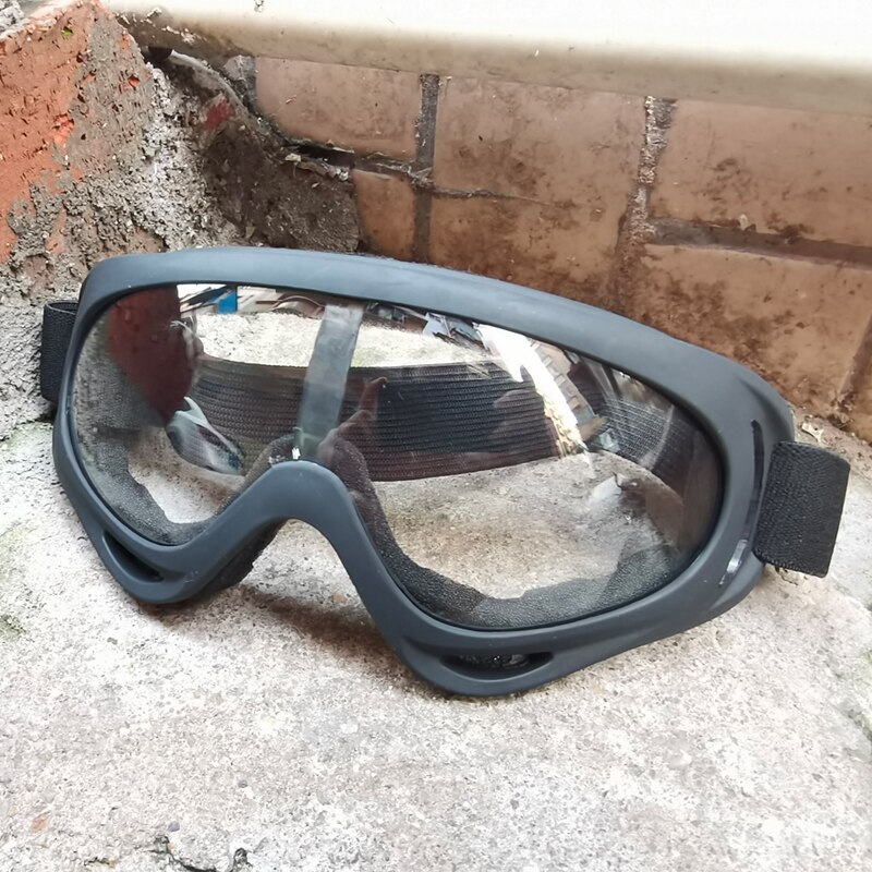 Occhiali da sci invernali Unisex occhiali antivento sport all&#39;aria aperta occhiali CS occhiali da sci UV400 occhiali da ciclismo antipolvere per Moto: clear