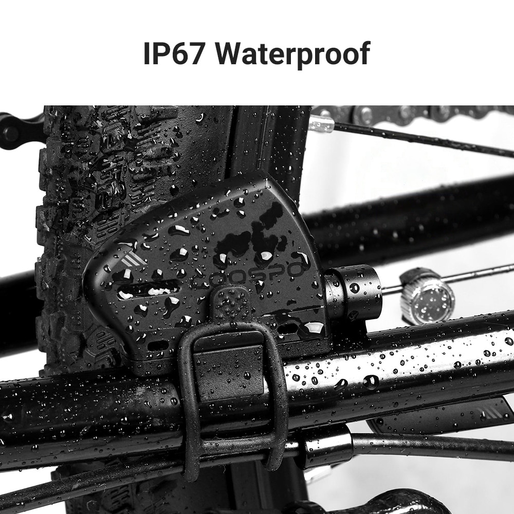 Coospo bk805 cykel hastighet &amp; kadenssensor trådlös vattentät bluetooth och ant+ cykeldelar till zwif wahoo garmin