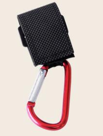 Ganci per passeggini clip in metallo gancio per mamma carrello per la spesa borsa appendiabiti per Cybex Yoya Babyzen yoyo carrello passeggino accessori 1 pz: rosso