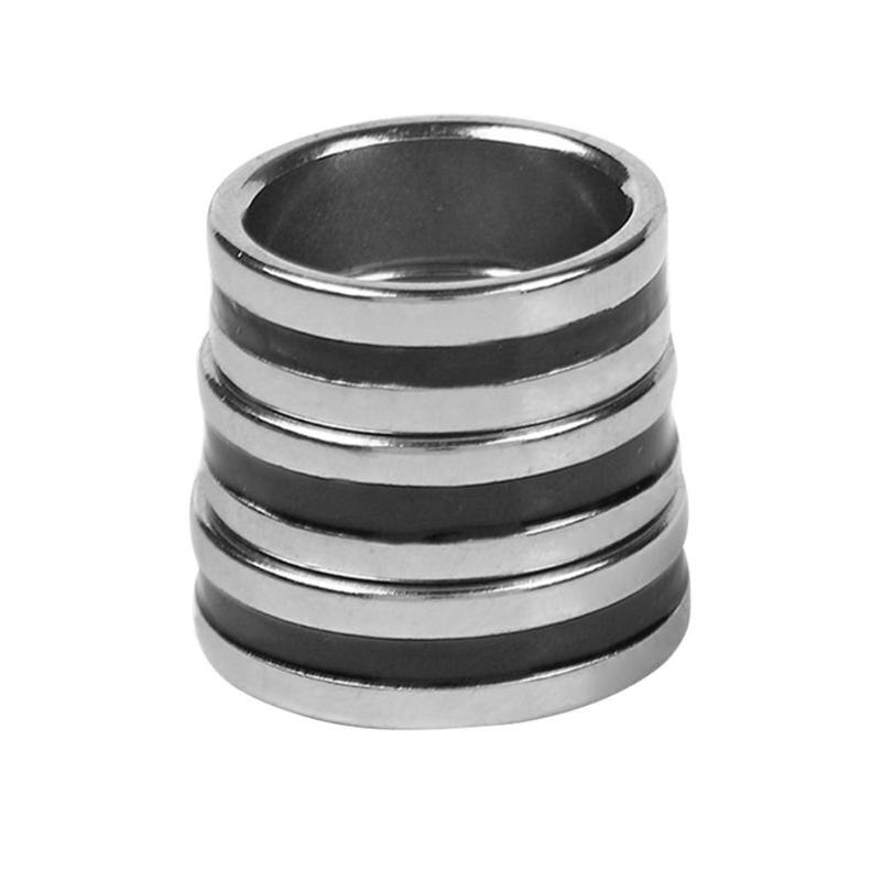 18/19/20mm Magical Ring Magic Tricks Props Ring Strong Magnetic Magnet Ring Coin Finger Decoration Magician Requisite: 3pcs each size