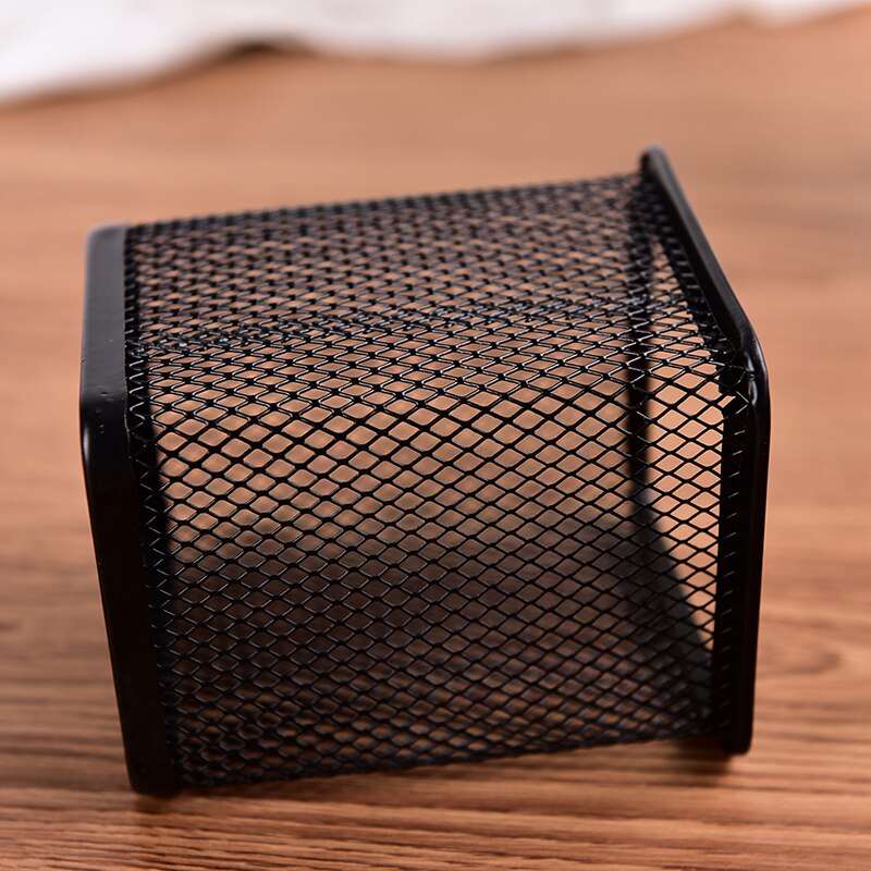 Pencil Holder Office Desk Metal Mesh Square Pen Pot Cup Case Container Organiser Durable Pencil Case