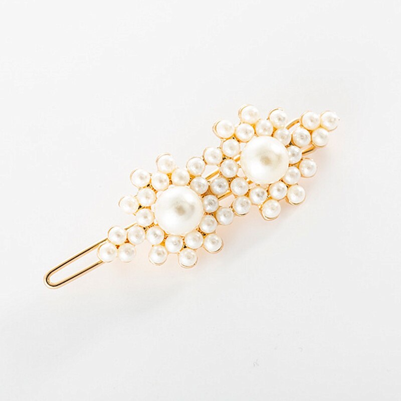 Vrouwen Imitatie Parels Haar Clips Hoofddeksels Haarspelden Haarspeldjes Lichtmetalen Bb Hairgrip Meisjes Haar Accessoires