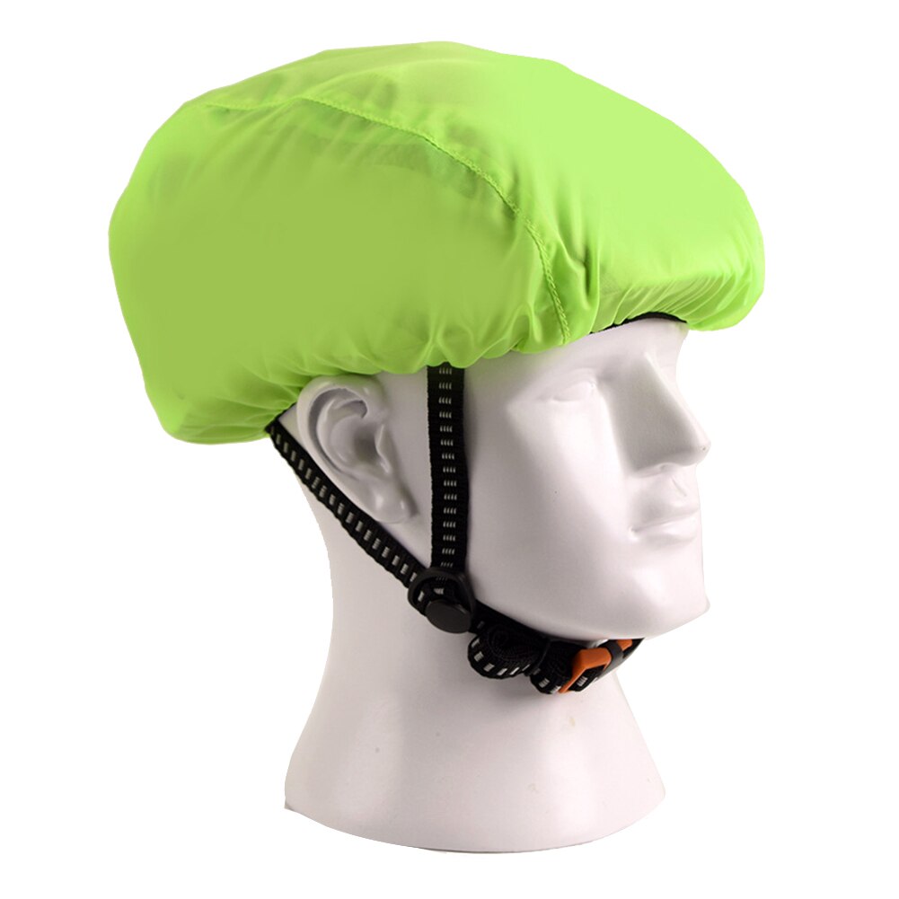 Safe Outdoor Portable Helmet Cover Waterproof Cycling Dustproof Fluorescent Bicycle Adults Protection Accessories Ultralight