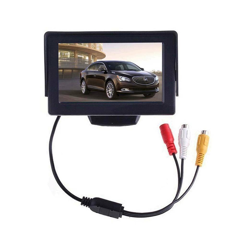 4.3″ Digital TFT LCD Monitor Car Rear View Reversing Night Monitor Parking Car Monitor Kit Vision HD Camera Z9N5