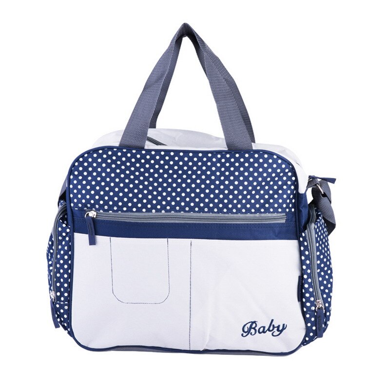 Windel Taschen Punkt Druck Mumie Schulter Bote Multifunktionale Große Kinderwagen Tasche Mutterschaft Handtasche Windel Baby Taschen: Stil3