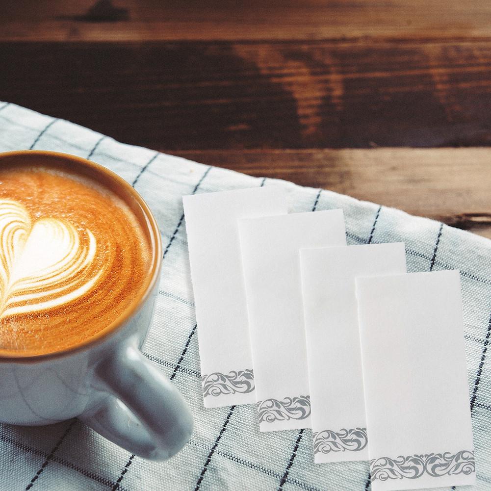 Serviettes en papier de soie jetables 50 pièces essuie-mains en papier doux sans poussière