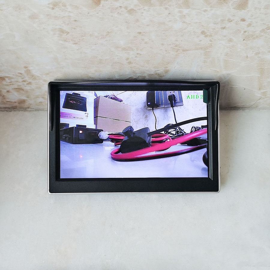 DIYSECUR Caja de control de 4 vías Conmutador Convertidor de canal de vídeo para 360 ° Sistema de cámara panorámica para coche, marcha atrás delantera trasera izquierda derecha