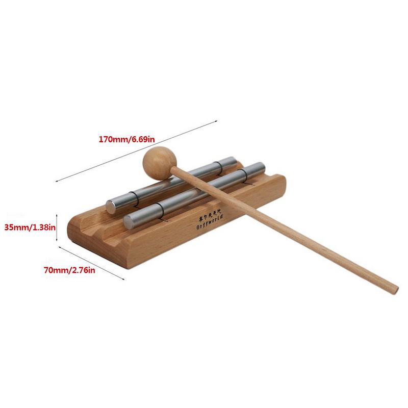 Orff Wereld Dubbele Tone Percussie Muziekinstrument Energy Chime