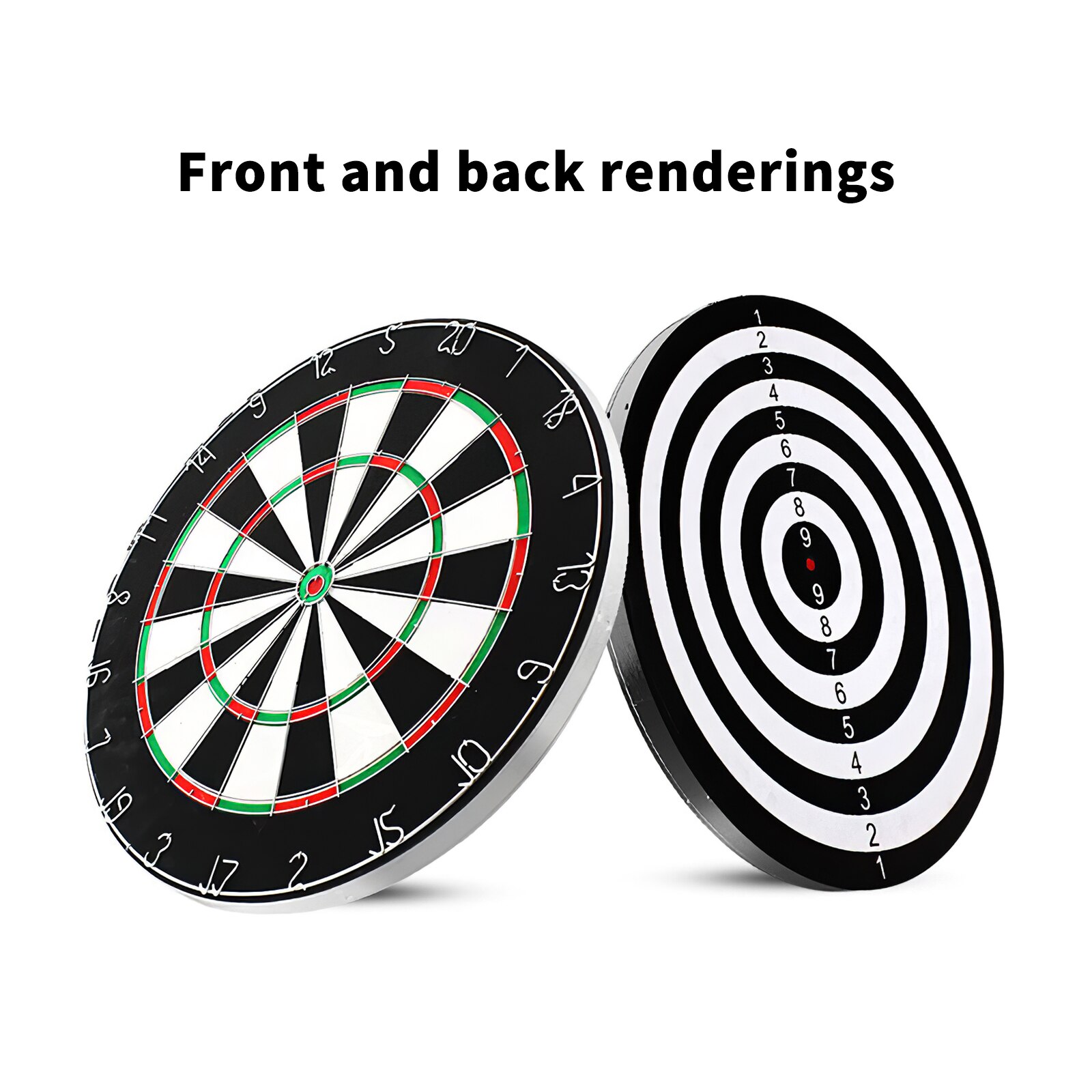 9/17 Inch Darts Board Set Doel Kenmerken Dubbele Kanten 2 Stuks Darts Leisure Spel Dartbord Set Board Spelletjes Kids volwassenen Speelgoed
